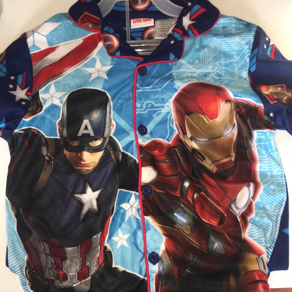 Brand new boys marvel pajamas
